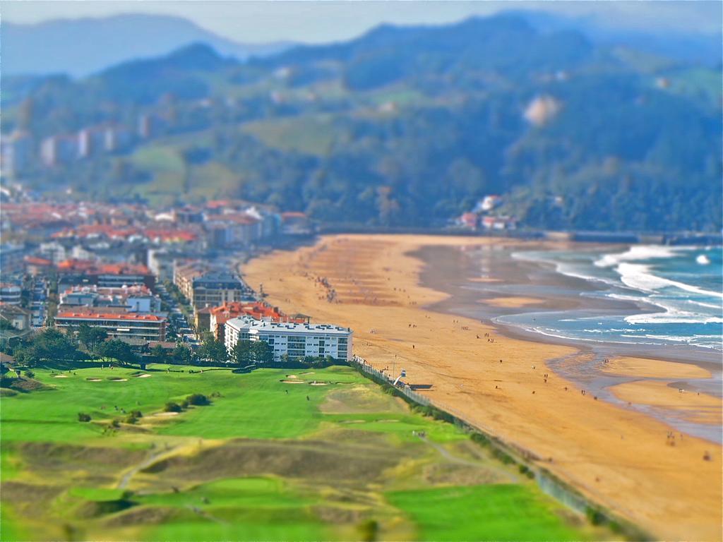 Apartamentos Salbide Zarautz Bagian luar foto